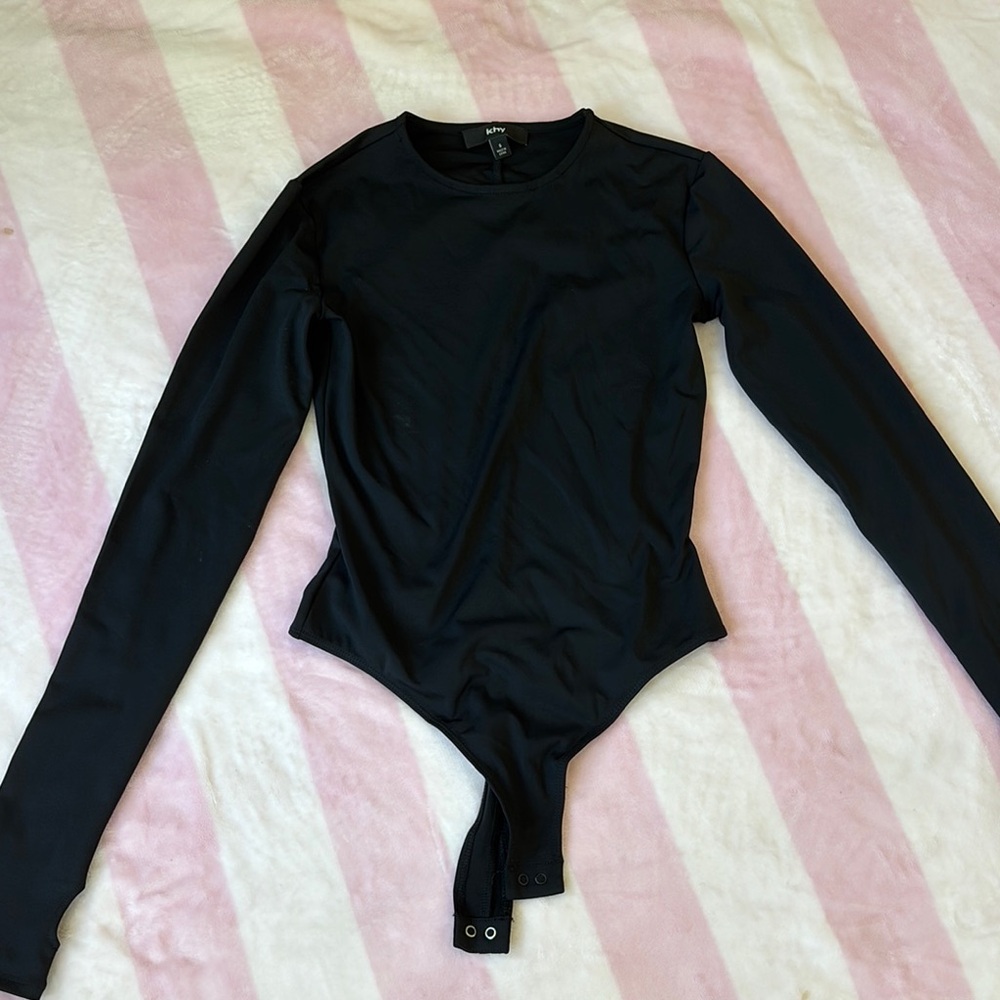 KHY Black Long Sleeve Bodysuit